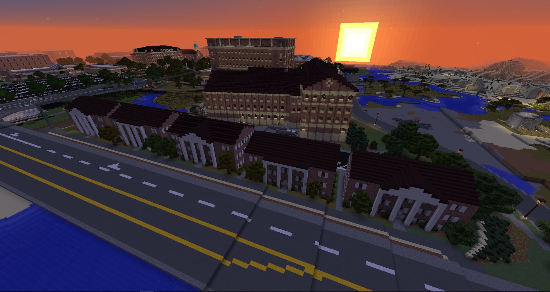 PHOTOS: Take a tour of the University of Dayton campus in Minecraft