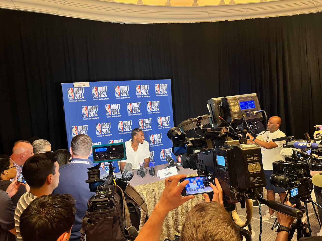 NBA Draft media session