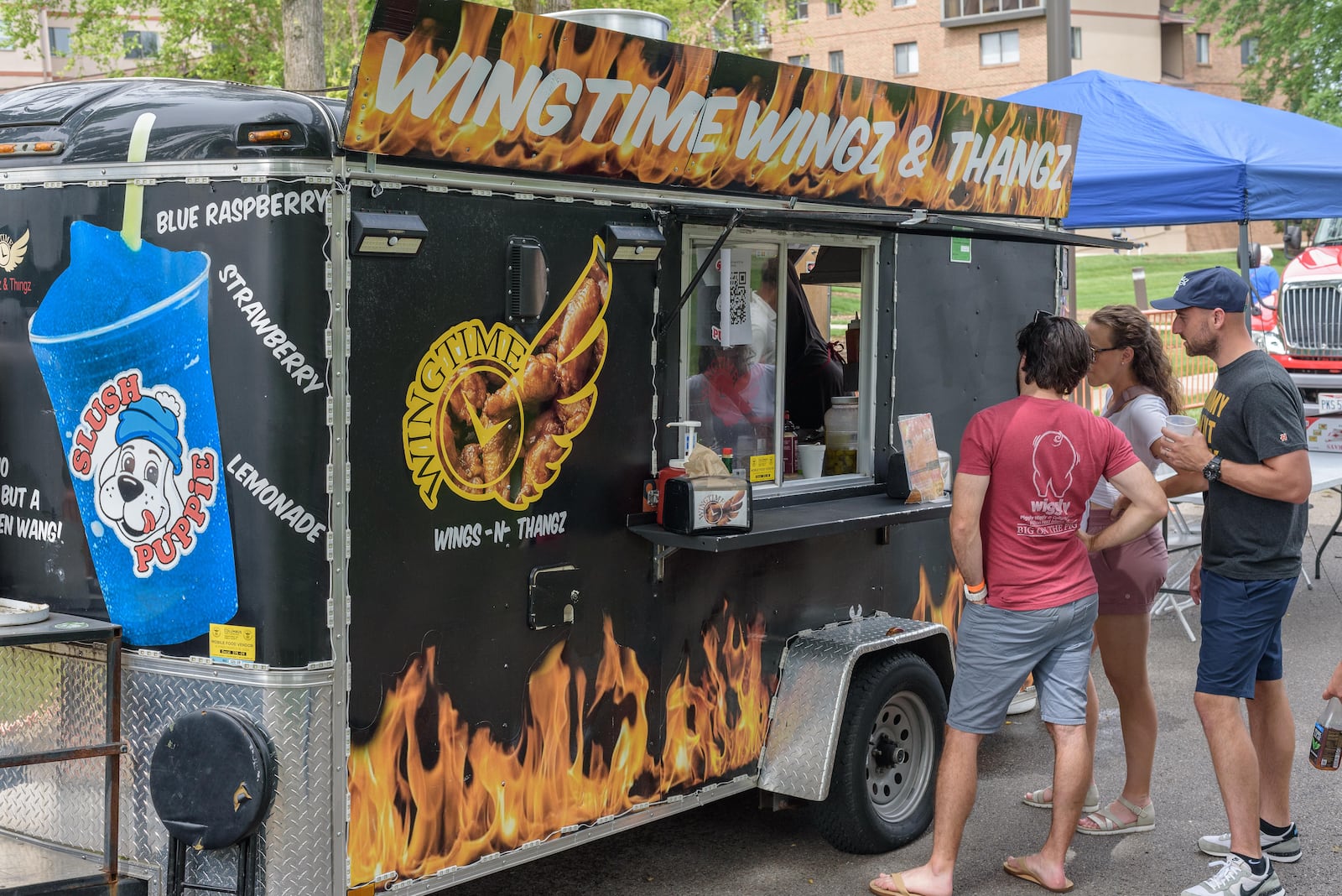 The Kickin’ Chicken Wing Fest, hosted by the Miami Valley Restaurant Association, was held at Fraze Pavilion on Saturday, July 8, 2023. Seventeen local restaurants and food trucks participated in the festival. Did we spot you there? TOM GILLIAM / CONTRIBUTING PHOTOGRAPHER