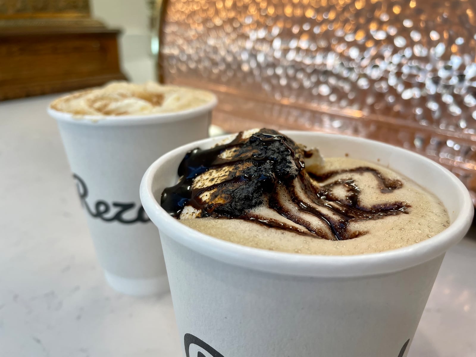 Reza's, a coffee shop located at 1474 N. Fairfield Road in Beavercreek, has launched their autumn menu which incudes the pumpkin latte and campfire mocha.