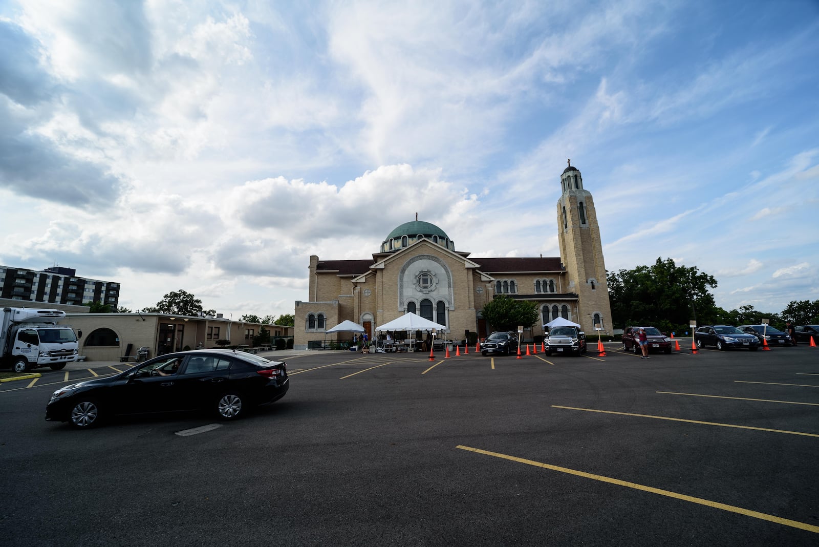 Organizers of the Dayton Greek Festival are holding a three-day spring drive-thru the first weekend of May for festivalgoers to get their favorite foods before the fall. TOM GILLIAM/CONTRIBUTING PHOTOGRAPHER