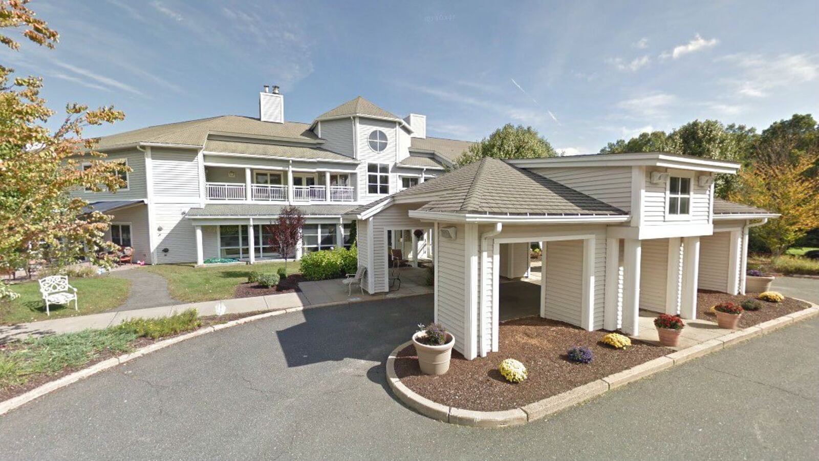 Ruth's House, a Jewish assisted living facility in Longmeadow, Mass., is pictured in a September 2016 Street View image. John Michael Rathbun, 36, of East Longmeadow, was arrested April 15, 2020, and charged with two counts of attempted arson after a bomb constructed of a canister of gasoline and a partially-burned religious pamphlet was found April 2 near the nursing home.