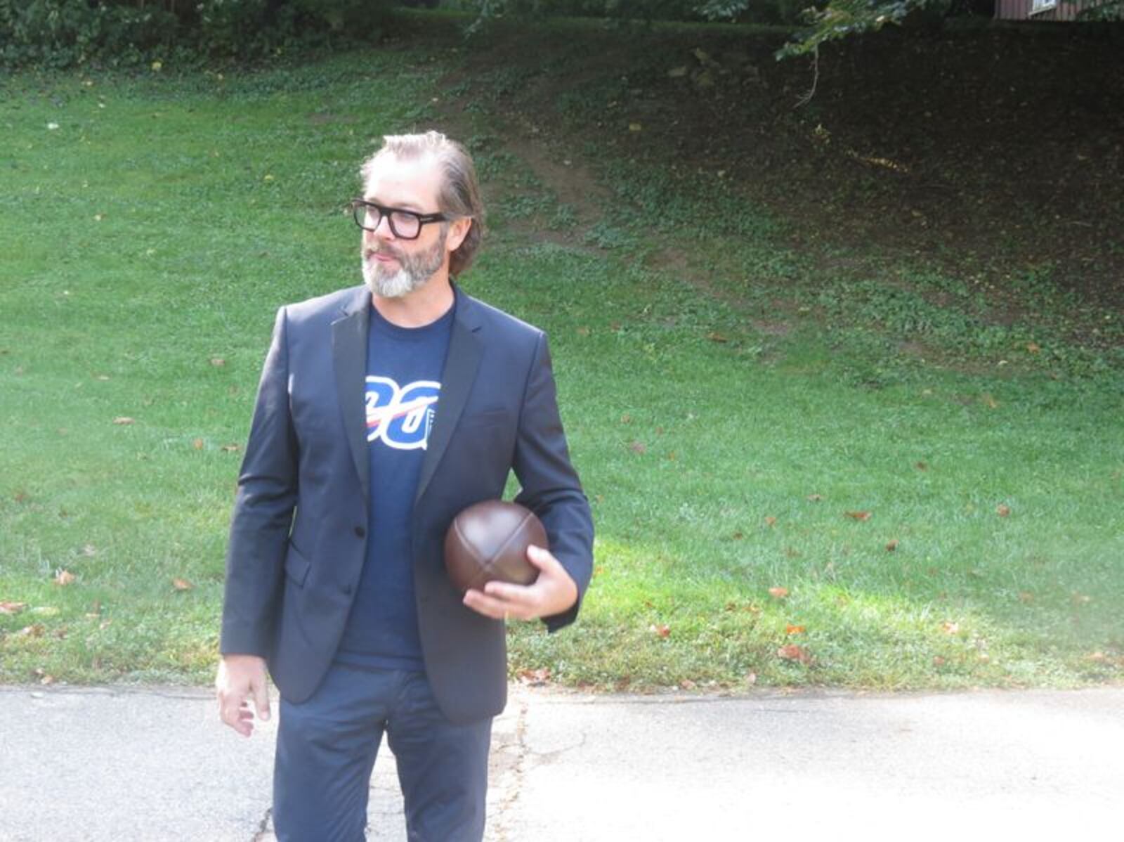 Allen Farst, the director of the award-winning documentary, “Chuck Leavell: The Tree Man,” announced his next documentary project, “Triangle Park,” at a press conference at Carillon Park on Tuesday, Sept. 29, 2020. Don Thrasher photo