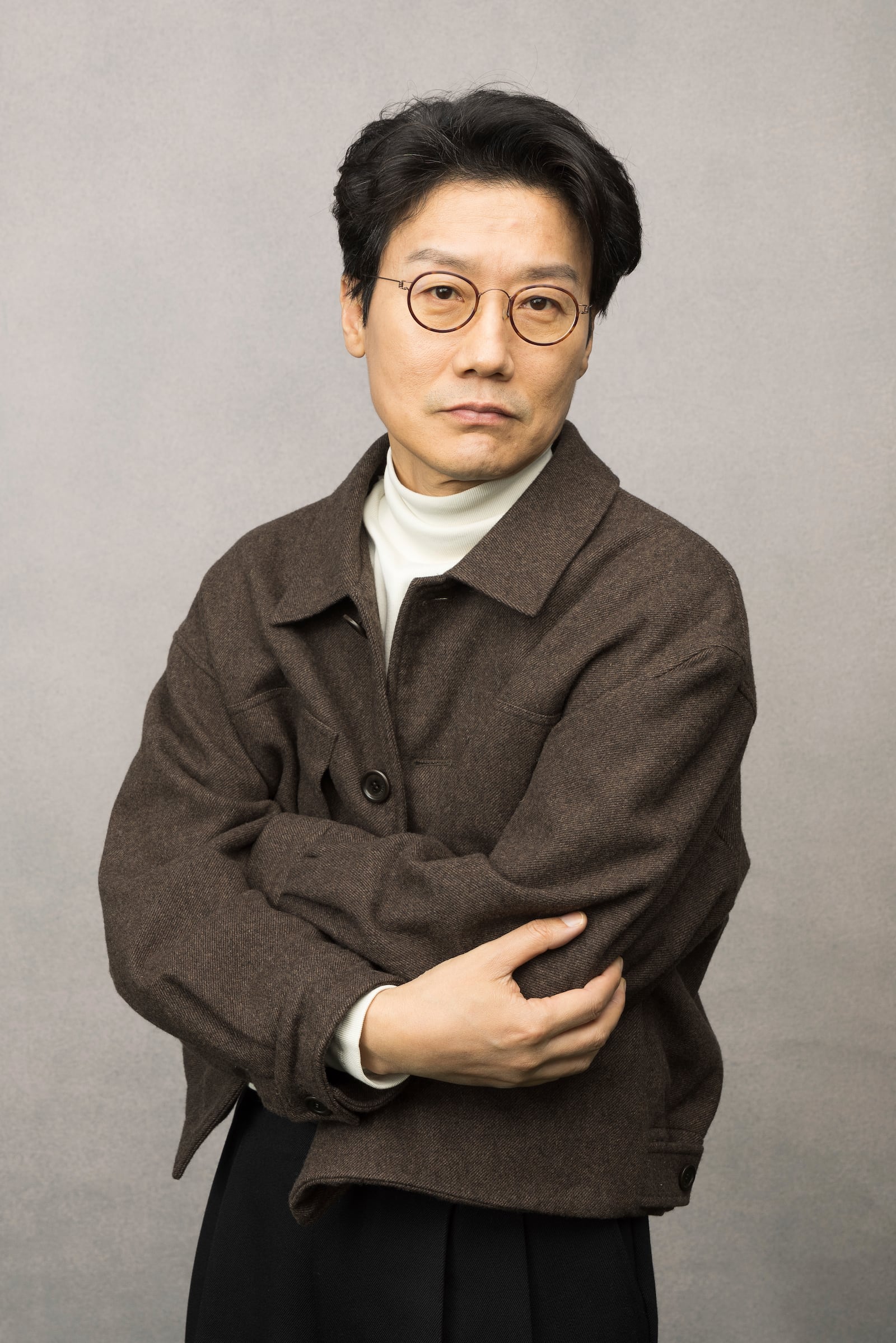 Hwang Dong-hyuk poses for a portrait to promote the second season of "Squid Game" on Wednesday, Dec. 11, 2024, in Los Angeles. (Photo by Willy Sanjuan/Invision/AP)