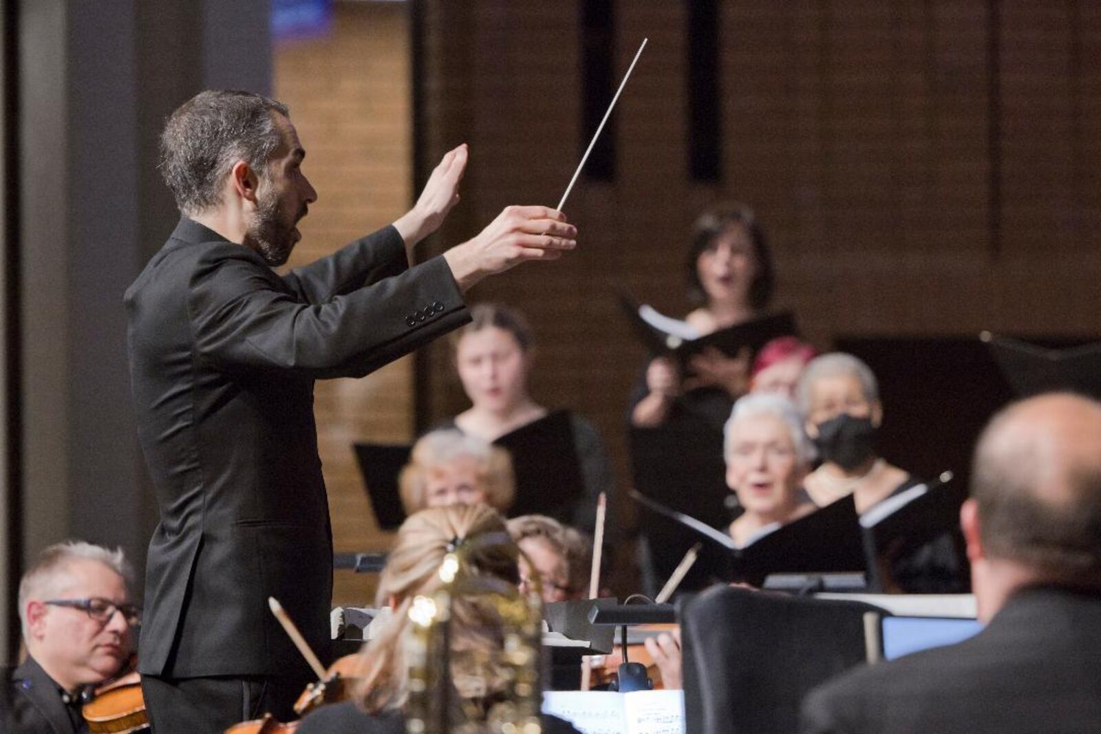 The Bach Society of Dayton is under the leadership of music director David Crean. PHOTO BY ADAM ALONZO