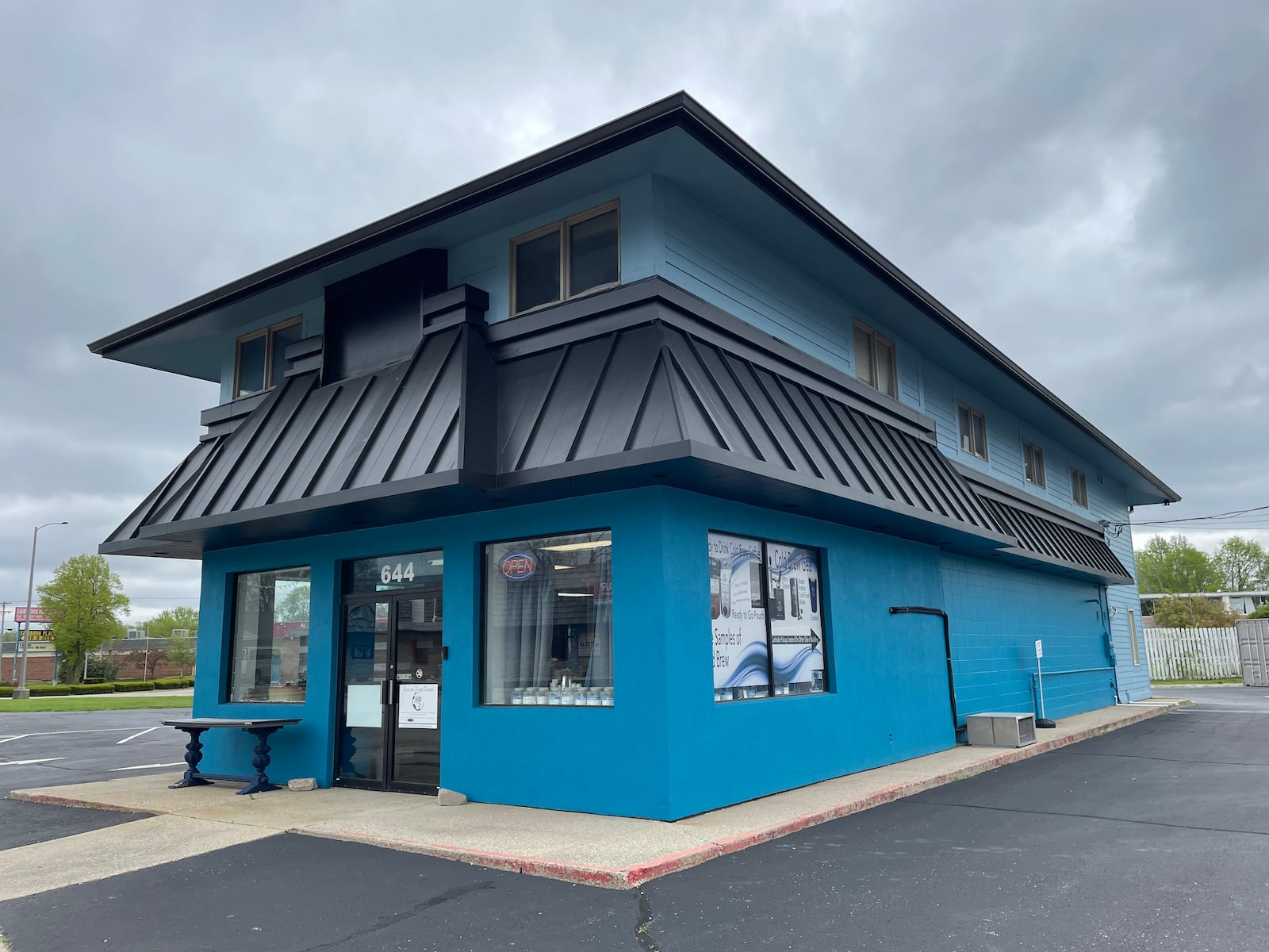 Fifty5 Rivers Cold Brew is located at 644 N. Broad St. in Fairborn. NATALIE JONES/STAFF