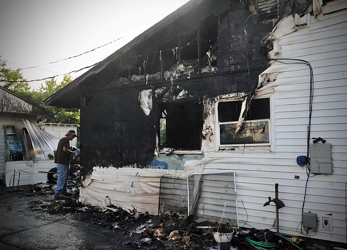 PHOTOS: House fire at Drake Drive home in Xenia