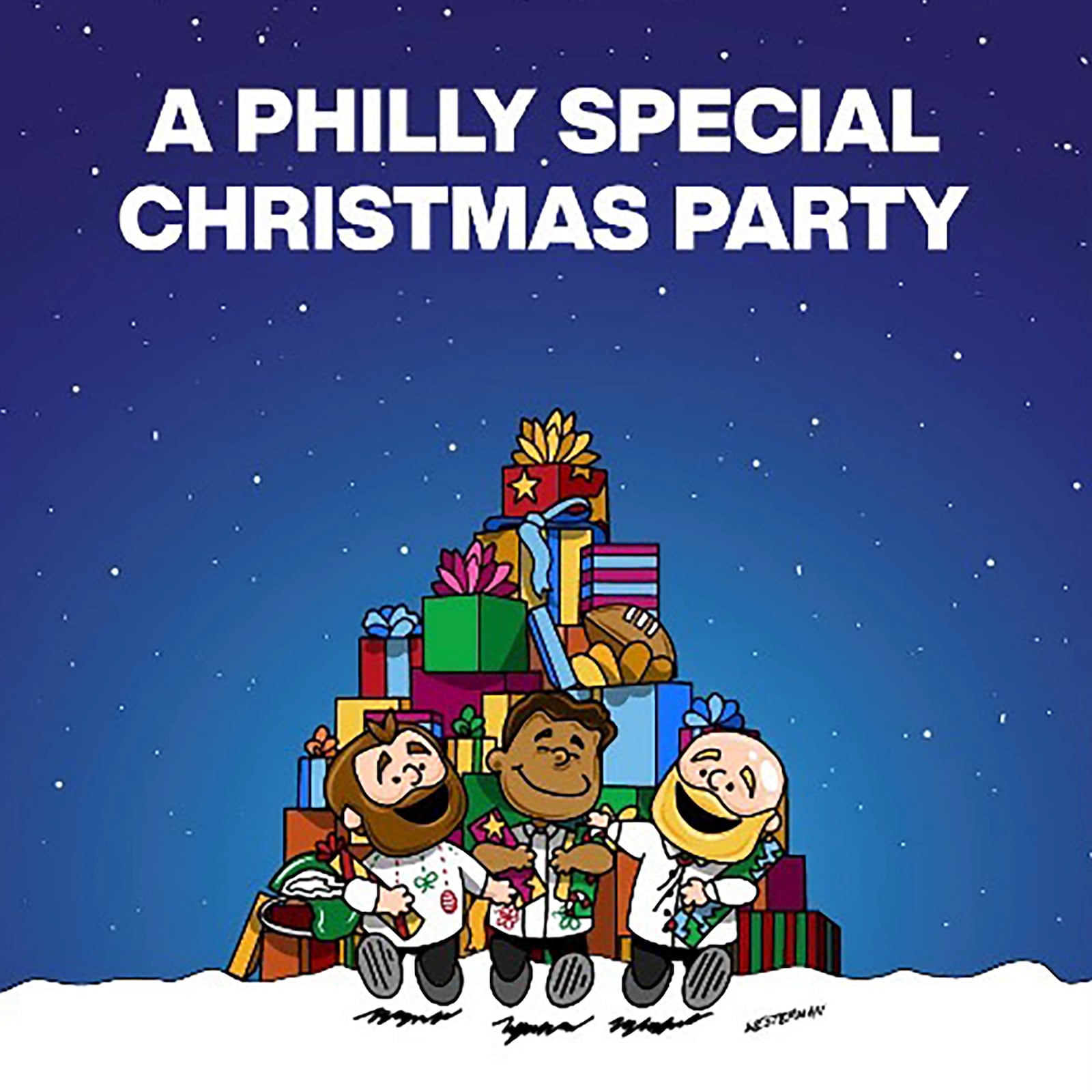 This cover image released by Vera Y Records shows “A Philly Special Christmas Party” by The Philly Specials. (Vera Y Records via AP)