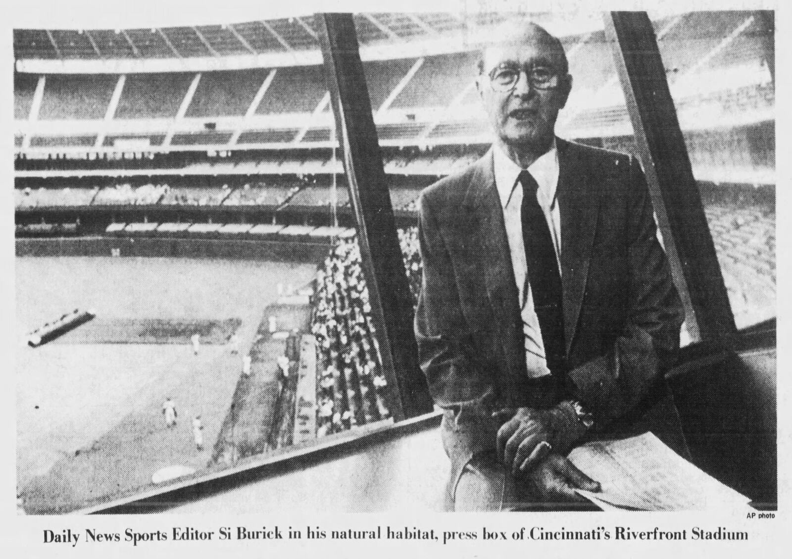 July 31, 1983: Baseball repaying Si Burick's long love. DAYTON DAILY NEWS ARCHIVES