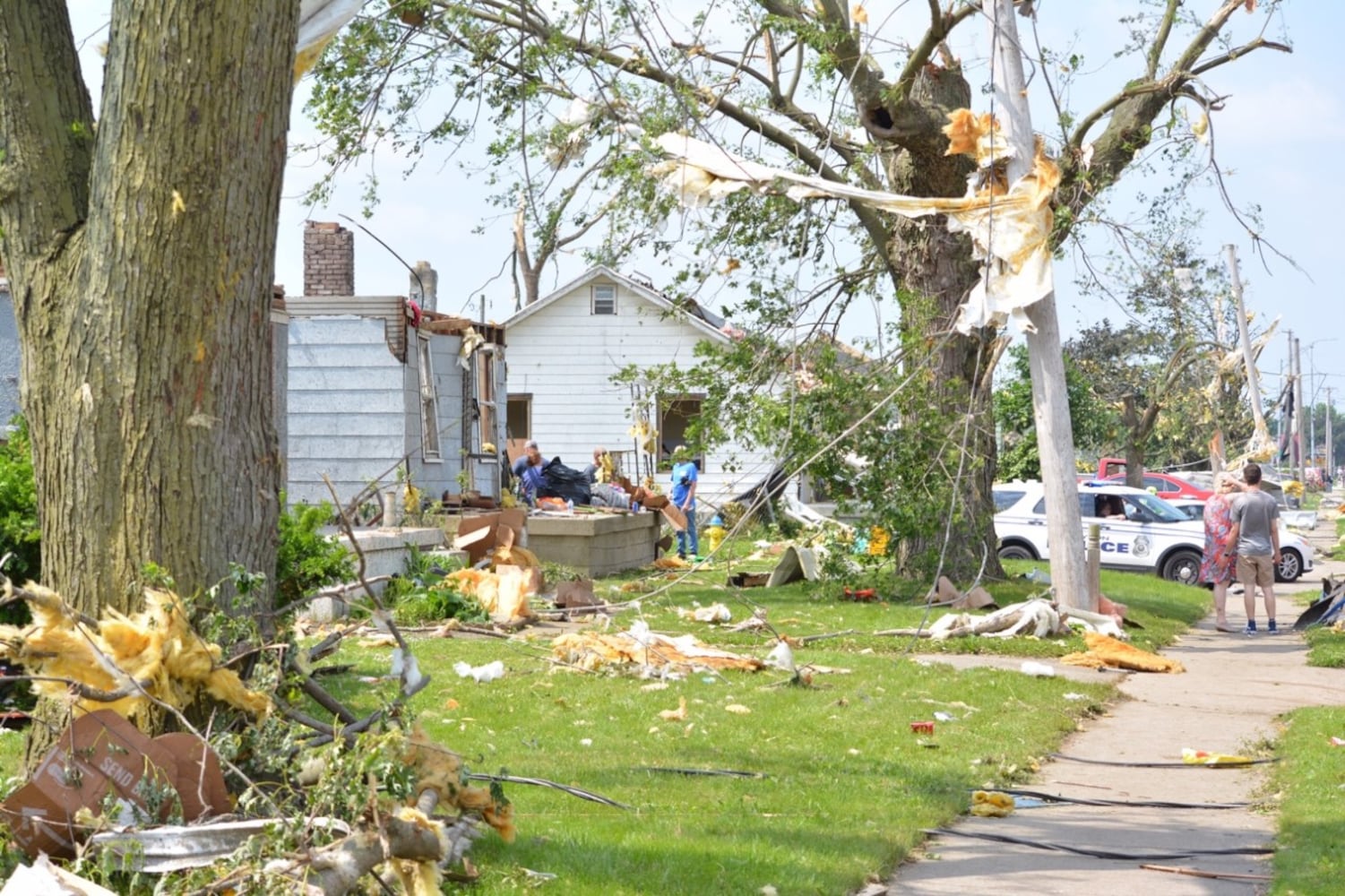 PHOTOS: Daylight reveals widespread damage from Monday storms