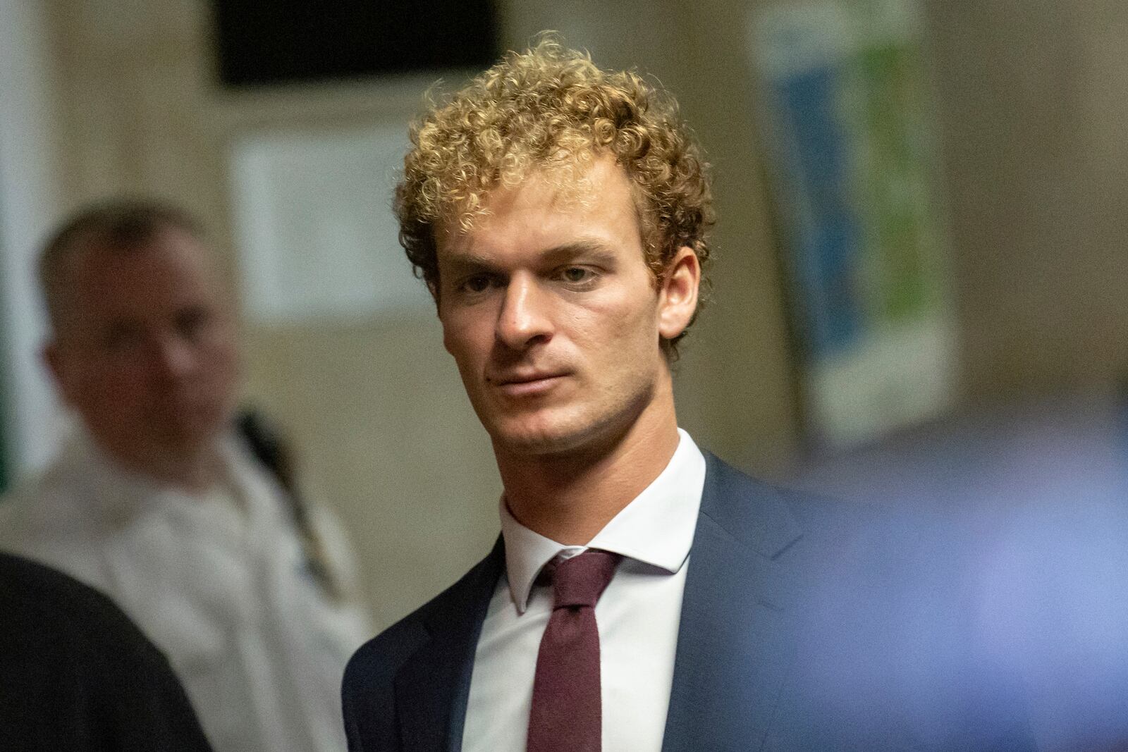 Daniel Penny arrives at the courtroom from a break in New York, Tuesday, Dec. 3, 2024. (AP Photo/Yuki Iwamura)