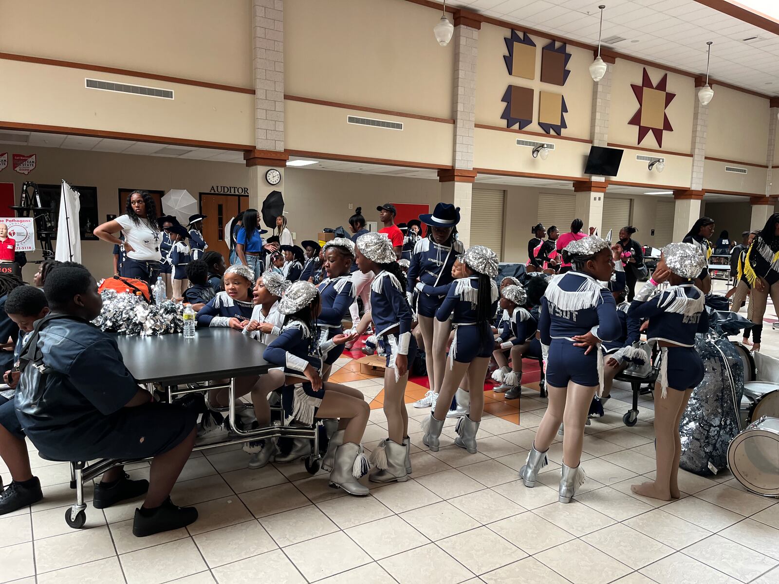 The Western Stars Drill Team & Drum Line at a dance, drill and drum competition that was hosted at Trotwood High School in June. CORNELIUS FROLIK / STAFF