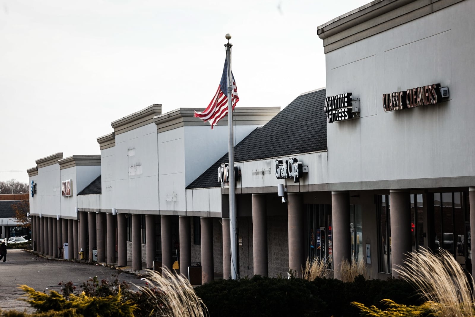 Tipp City's city government agreed Dec. 2, 2024 to purchase the partially vacant Tipp Plaza shopping center on West Main St. for almost $7 million. Jim Noelker /Staff