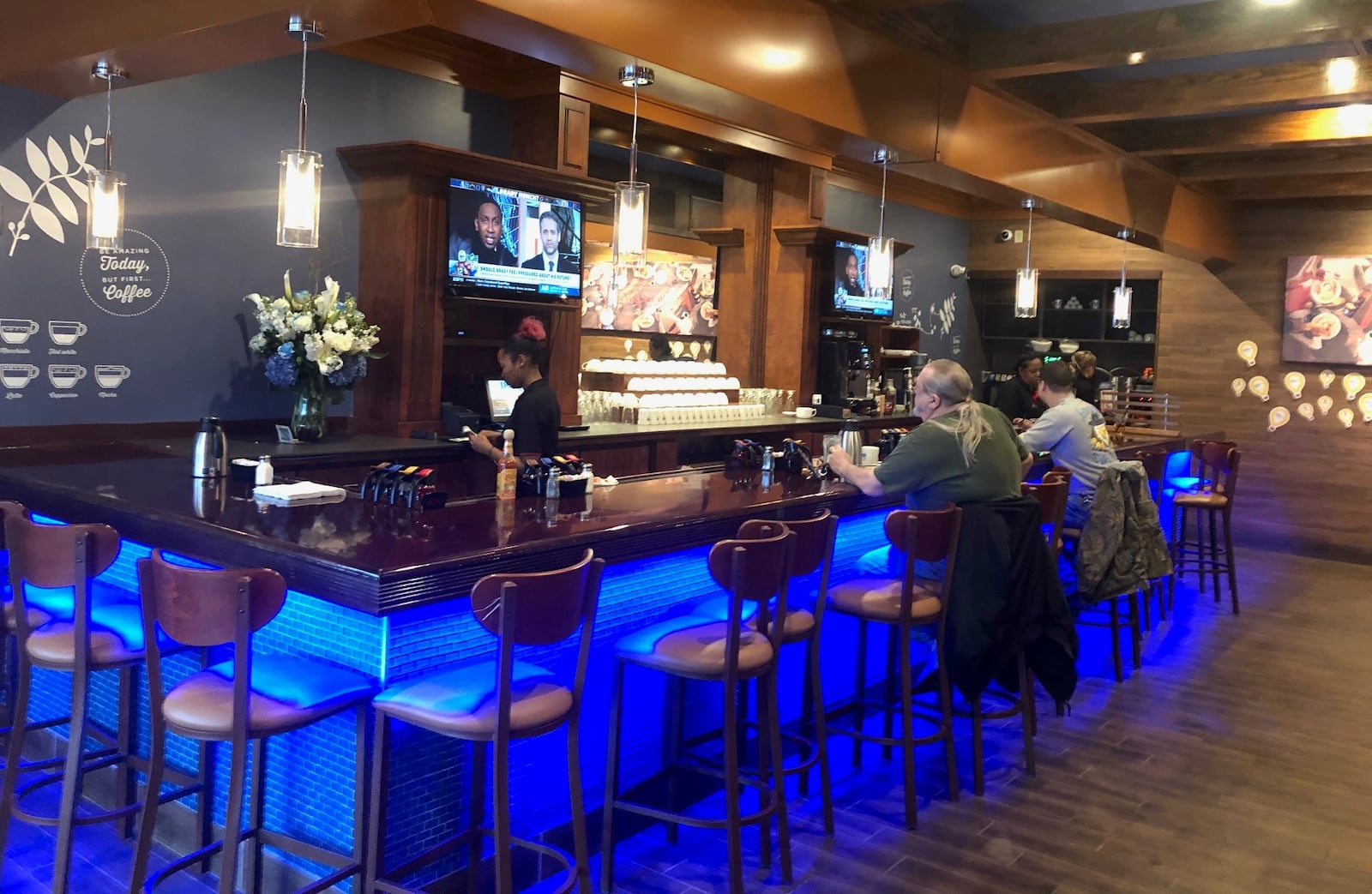 IHOP has returned to the Dayton market with the opening of its new restaurant (and this Coffee Bar) on Miller Lane in Butler Twp., in space that previously housed a Max & Erma's restaurant.