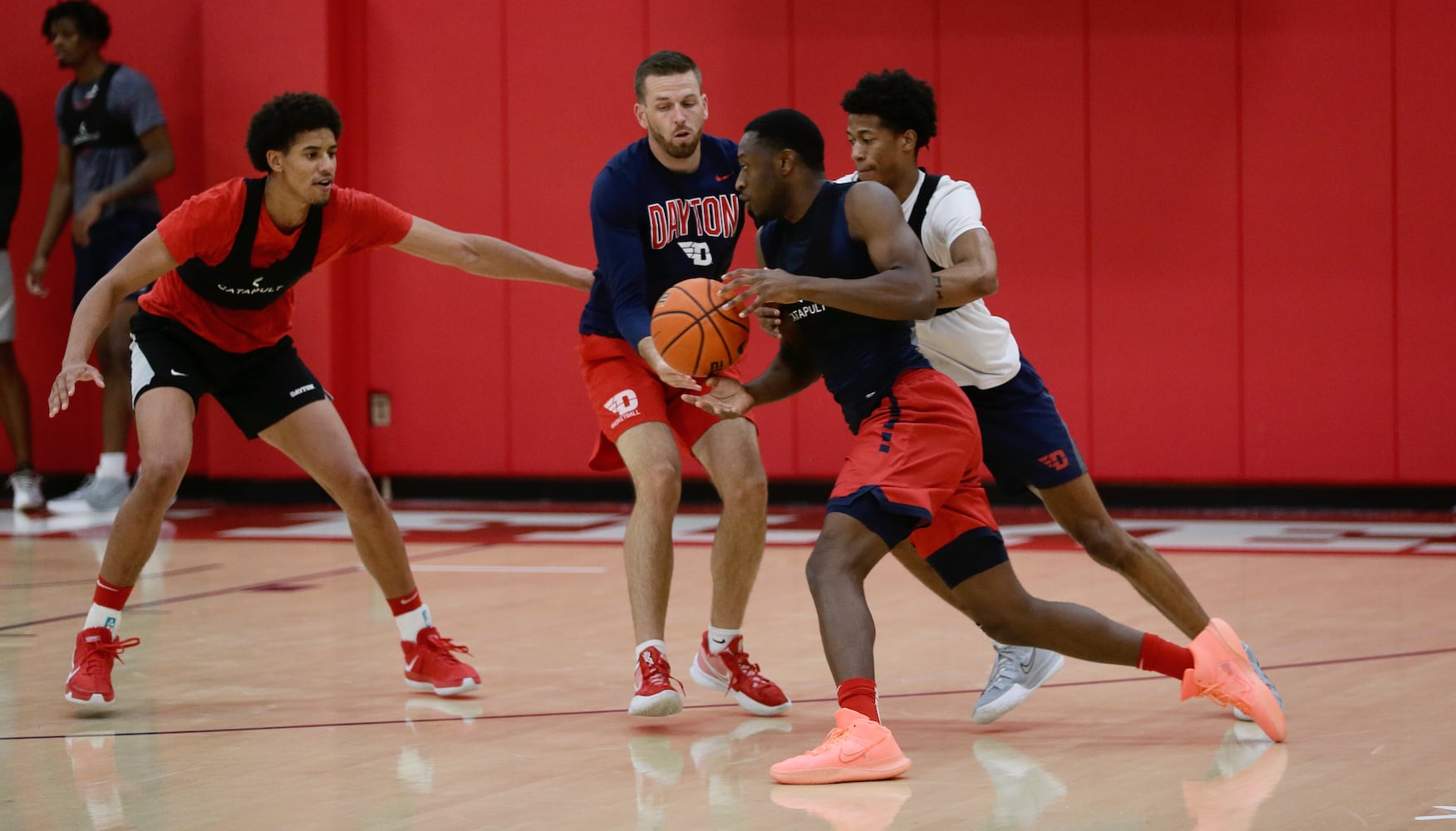 Dayton Flyers practice