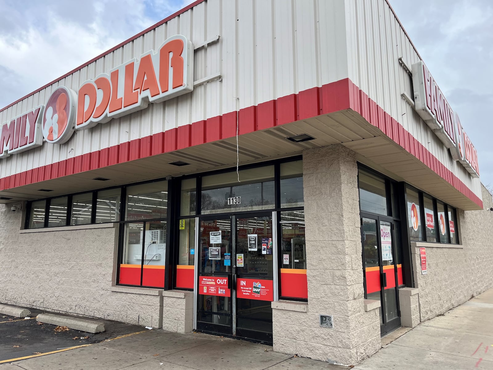 The Family Dollar at 1130 N. Main St. in Dayton is going to close in late November 2024. CORNELIUS FROLIK / STAFF