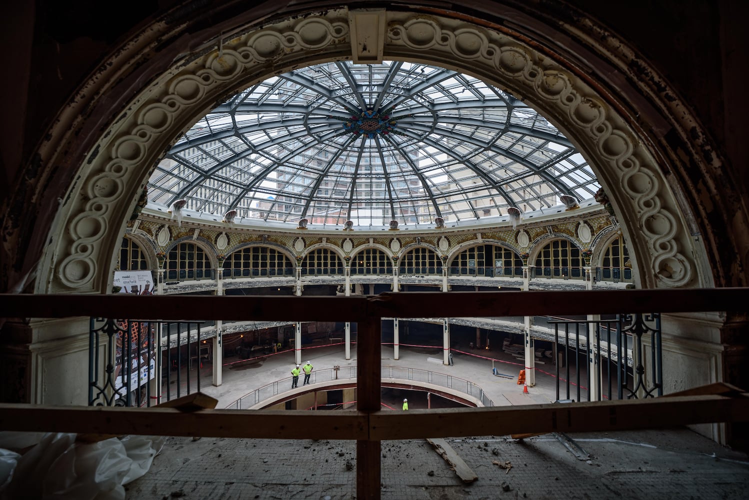 PHOTOS: The latest construction progress on the Dayton Arcade