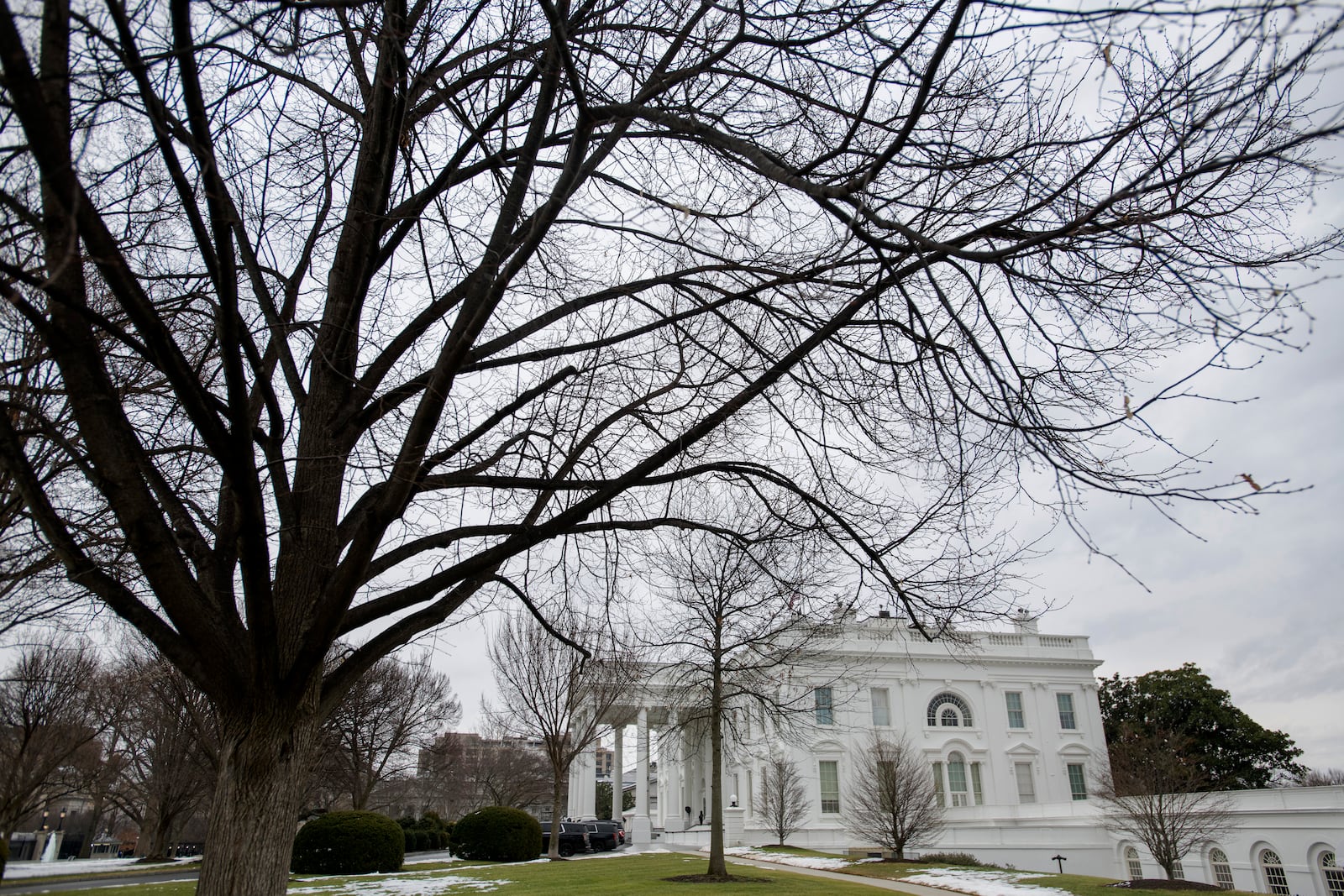 The White House is seen in Washington, Saturday, Jan. 18, 2025. (AP Photo/Rod Lamkey, Jr.)