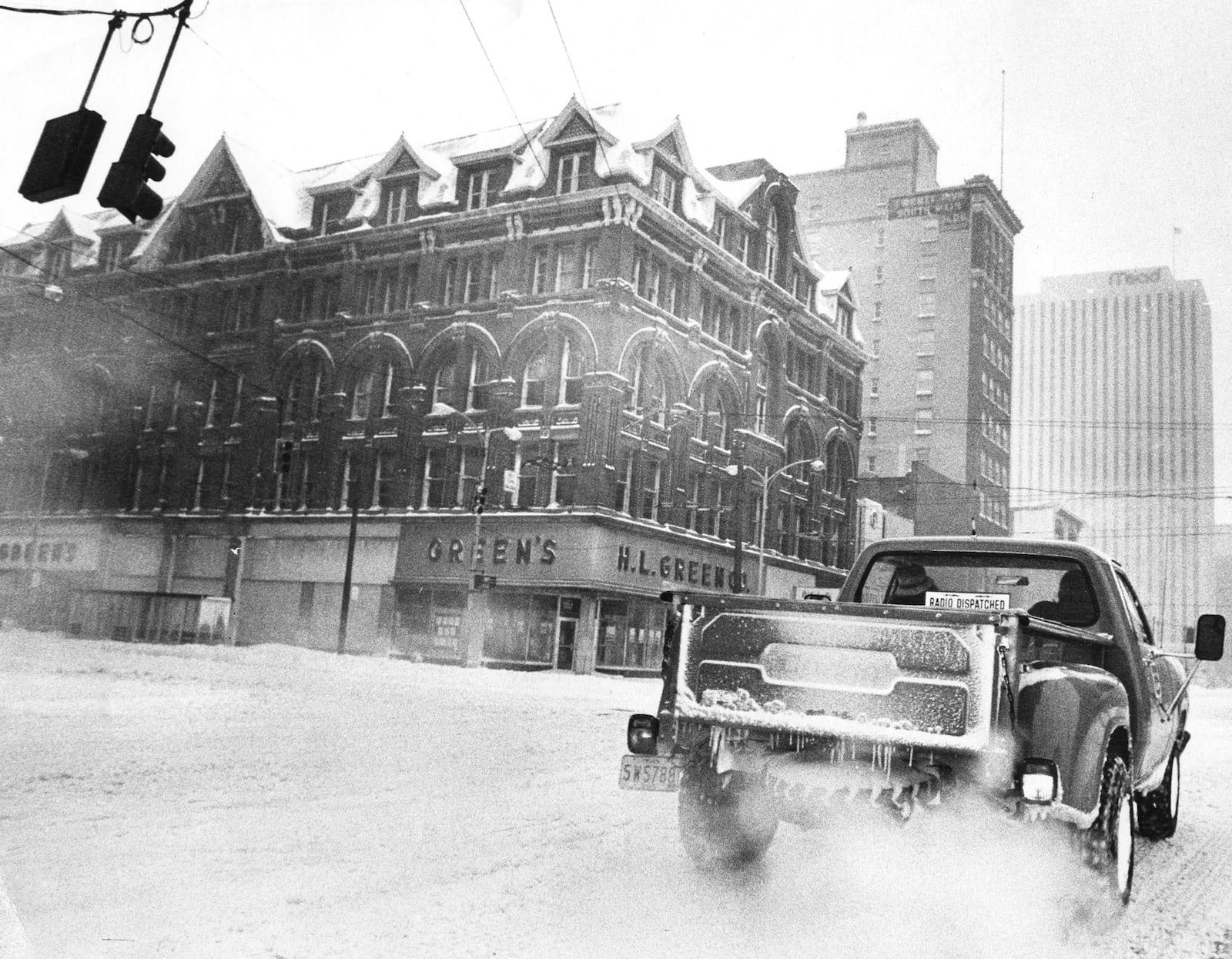 Fourth and Main Street in Downtown Dayton, February 6, 1978.