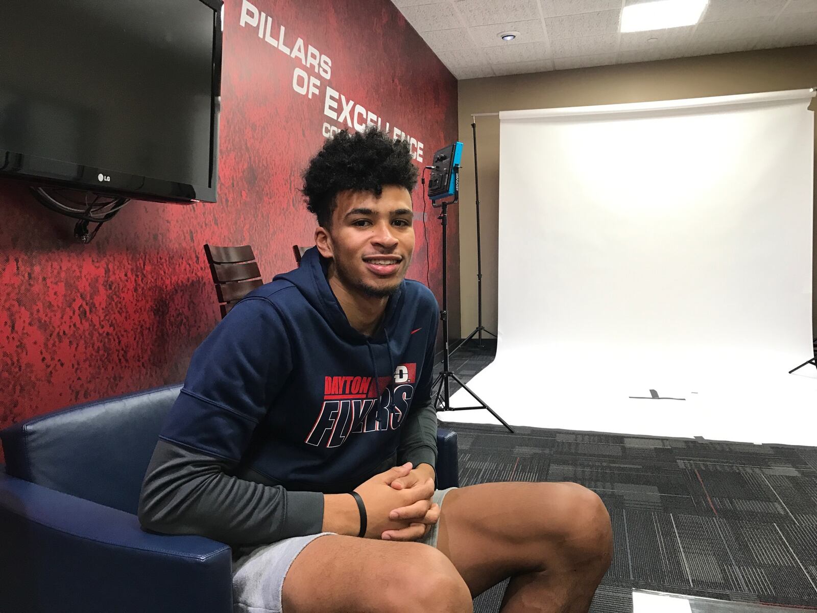 University of Dayton basketball player Toumani Camara. Tom Archdeacon/STAFF