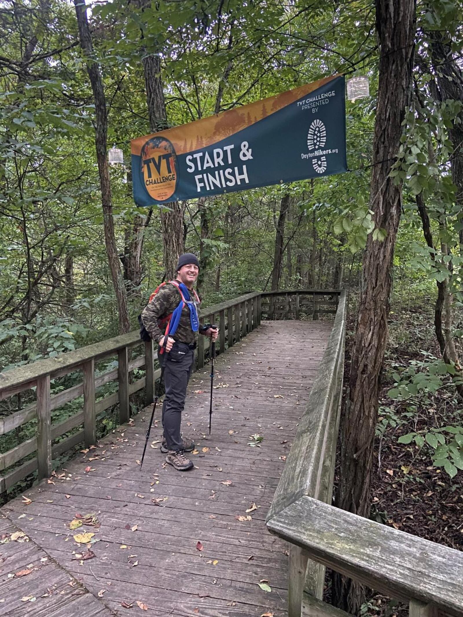 A participant in the Twin Valley Trail Challenge. CONTRIBUTED