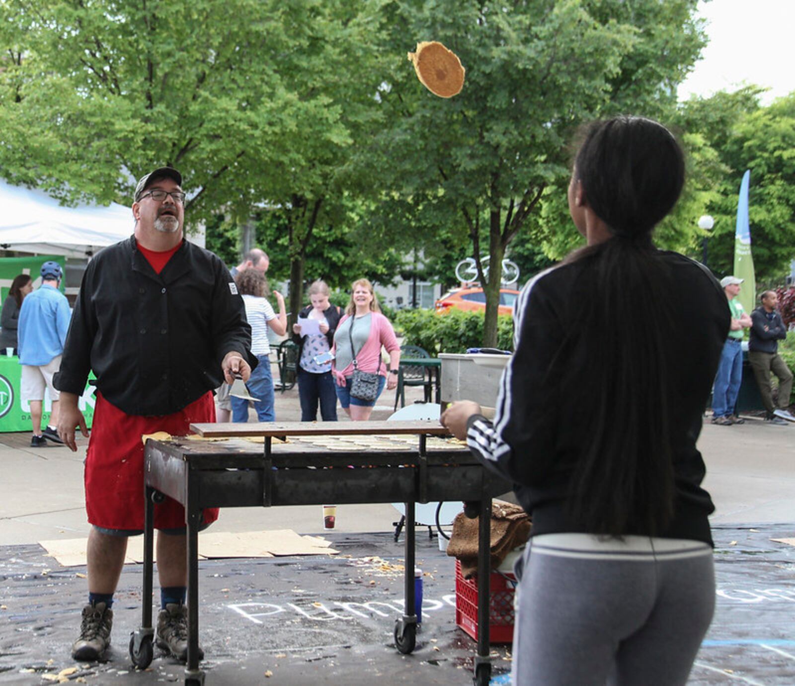 Five Rivers MetroParks Bike to Work Pancake Breakfast returns to Riverscape for the first time since 2019 - Contributed Five Rivers Metroparks