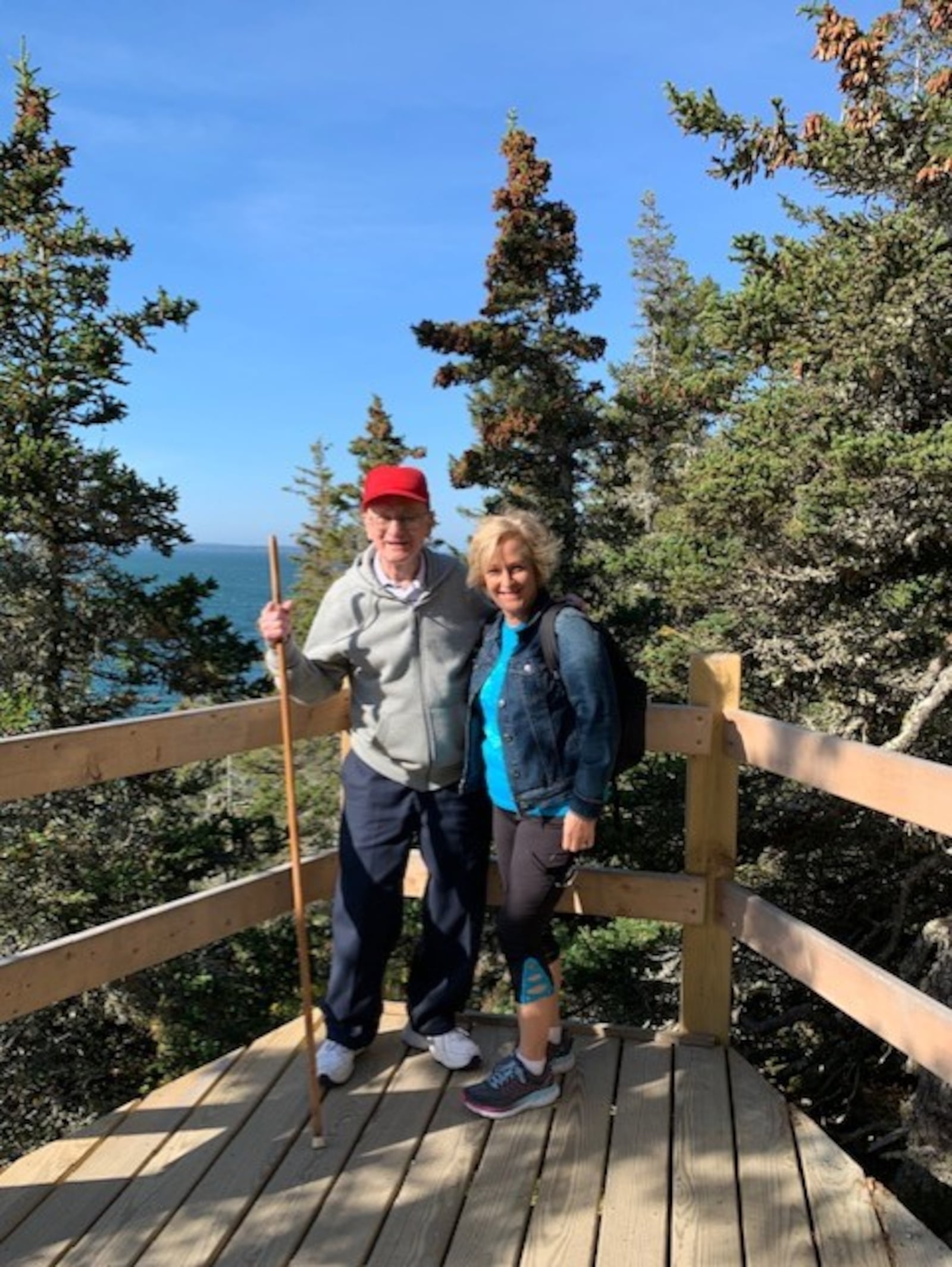 Elaine Raptosh and her father Conrad Skarha Jr. He raised her and her brother alone after their mother passed away when they were children. CONTRIBUTED