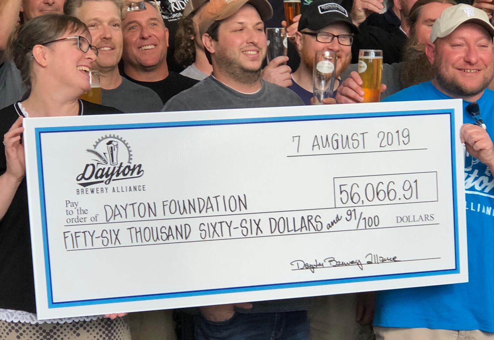 The Dayton Beer Bash raised more than $56,000 for tornado relief -- an amount that shocked even its organizers.