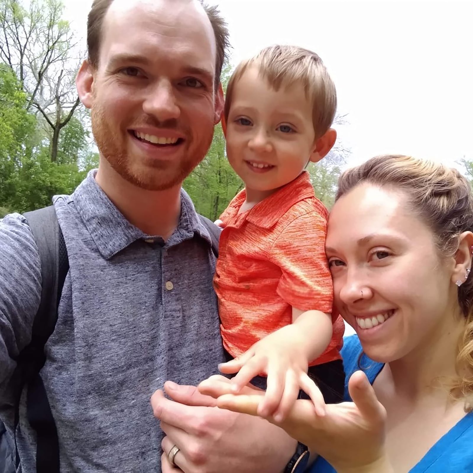 Joshua Lisec with his wife Judy Shaw and their son Wesley in May 2020. CONTRIBUTED