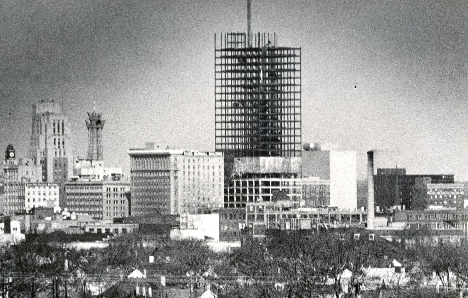 The Winters Bank Tower, known now as the Kettering Tower, under construction in 1969. The building is the tallest in Dayton. FILE / DAYTON DAILY NEWS