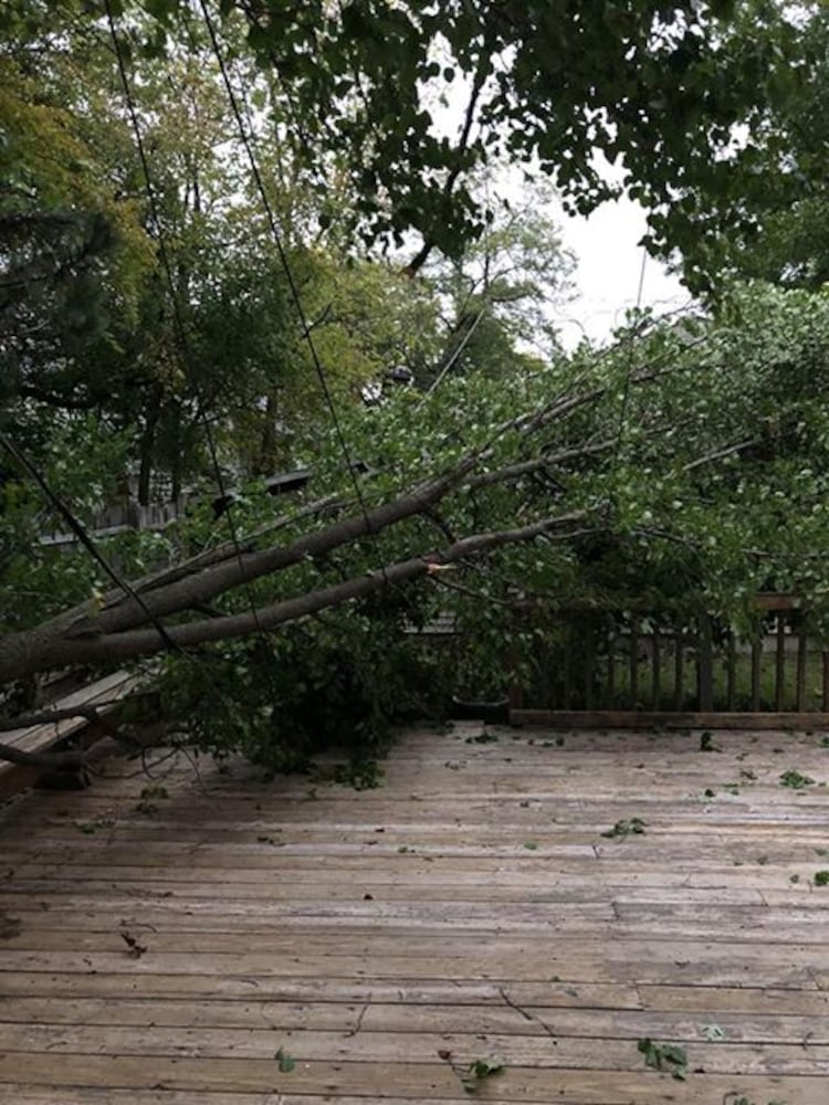 PHOTOS: Strong winds cause damage around the Miami Valley