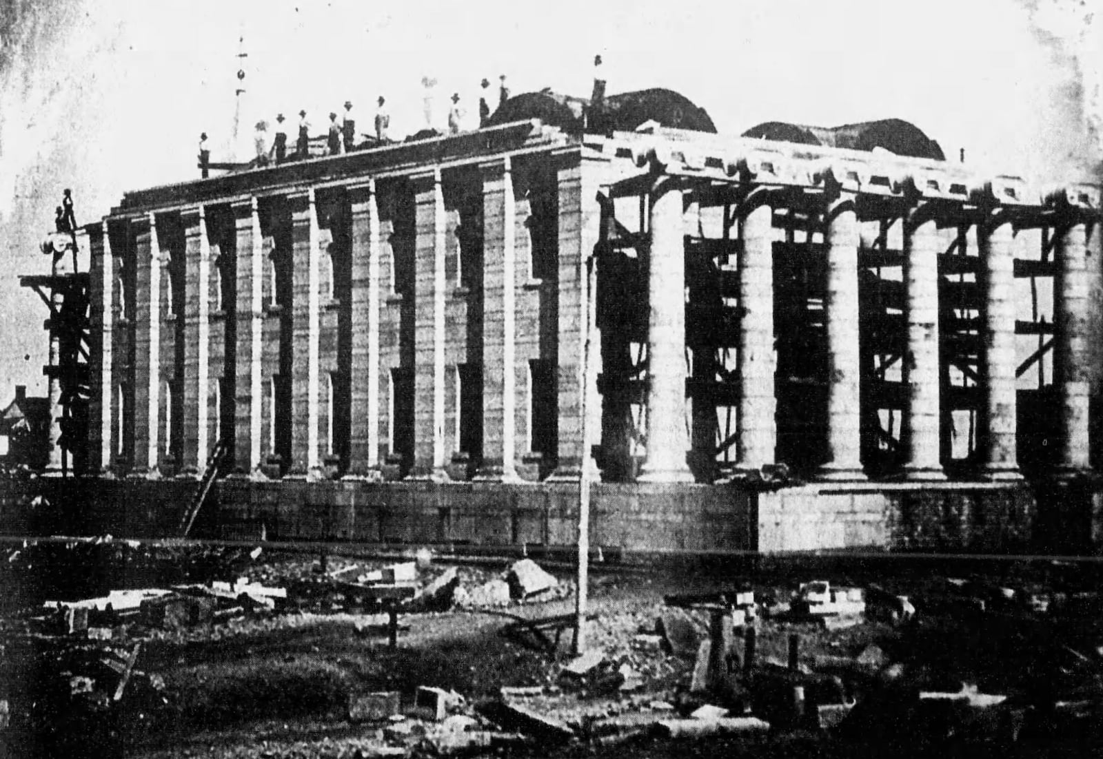 The Old Montgomery County Courthouse, built in 1847 and opened in 1850.