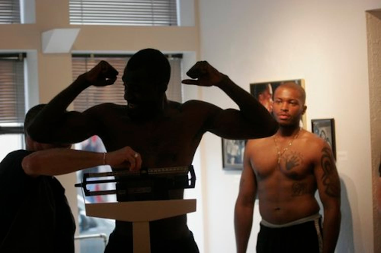 Boxing memorabilia on display