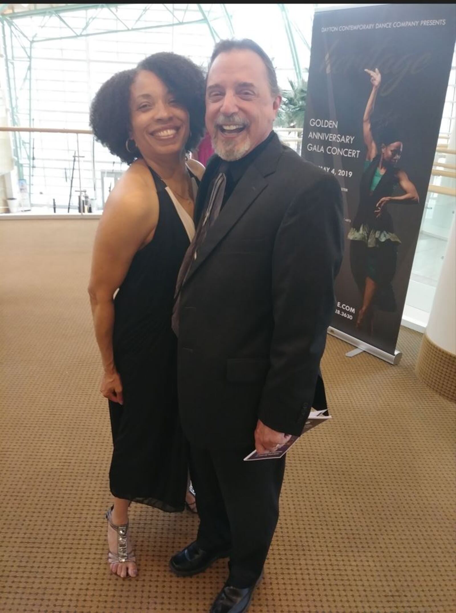 Michael London is pictured with DCDC2 Artistic Director Shonna Hickman-Matlock.  CONTRIBUTED PHOTO