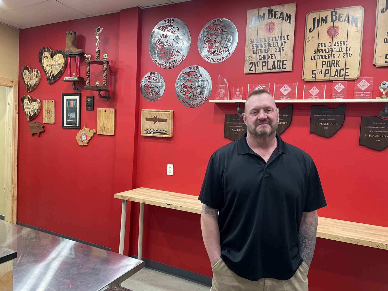 Ray’s BBQ has officially opened its doors at 3311 Seajay Drive in the Beaver Valley Shopping Center in Beavercreek. NATALIE JONES/STAFF