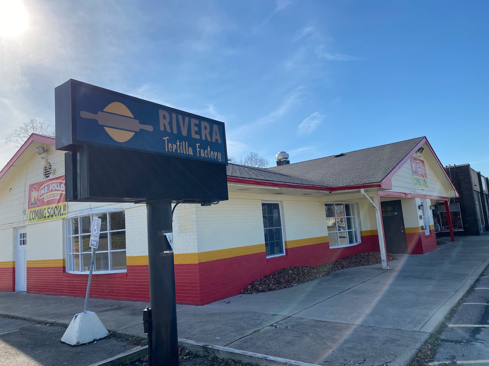 A tortilla factory in the Powell Plaza Shopping Center at Old Troy Pike and Powell Road in Huber Heights is stopping production just as a new restaurant plans to open in the space early next year.