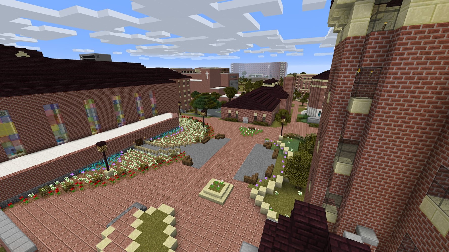 PHOTOS: Take a tour of the University of Dayton campus in Minecraft