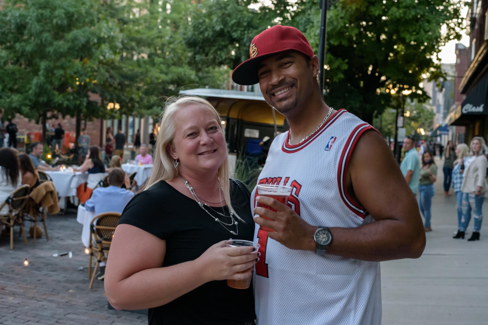 Did we spot you at The Oregon District's new Out on 5th weekend event on Saturday, September 5, 2020? Labor Day weekend was the debut of The Oregon District's new Designated Outdoor Refreshment Area (DORA). 5th Street will be closed to vehicle traffic on the weekends until the end of October to allow for expanded outdoor seating, sidewalk sales and musical entertainment. The goal of Out on 5th is to help Oregon District businesses increase seating capacity outdoors due to limited indoor seating for social distancing requirements during the coronavirus pandemic. TOM GILLIAM/CONTRIBUTING PHOTOGRAPHER