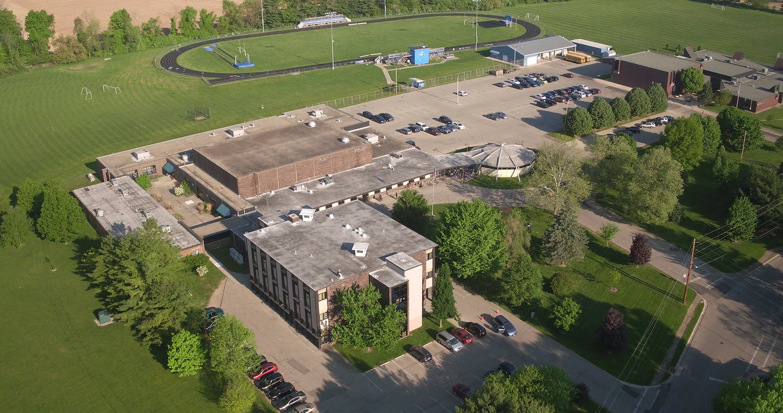 Yellow Springs Schools campus on East Enon Road includes Yellow Springs High School and McKinney Middle School.  Greene Educational Services Center is also located on the campus.  TY GREENLEES / STAFF