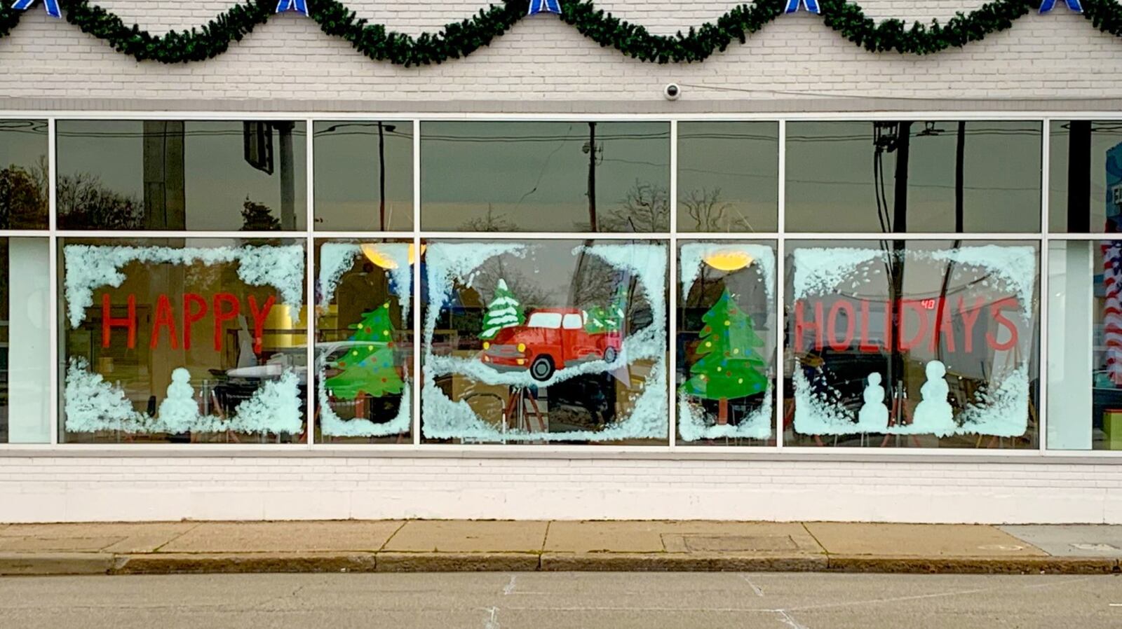 White Allen, entrant in the Whimsical Windows decorating contest put on by the Downtown Dayton Partnership in 2021.