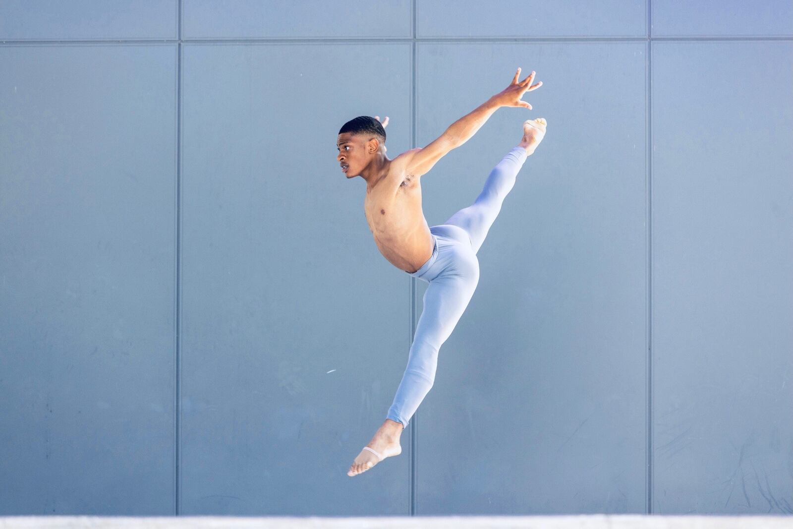 Vincent Jackson, a member of the Stivers High Dance Ensemble, is training with the Chicago-based Deeply Rooted Dance Team this simmer. He recently performed at the Levitt Pavilion in downtown Dayton. (CONTRIBUTED)