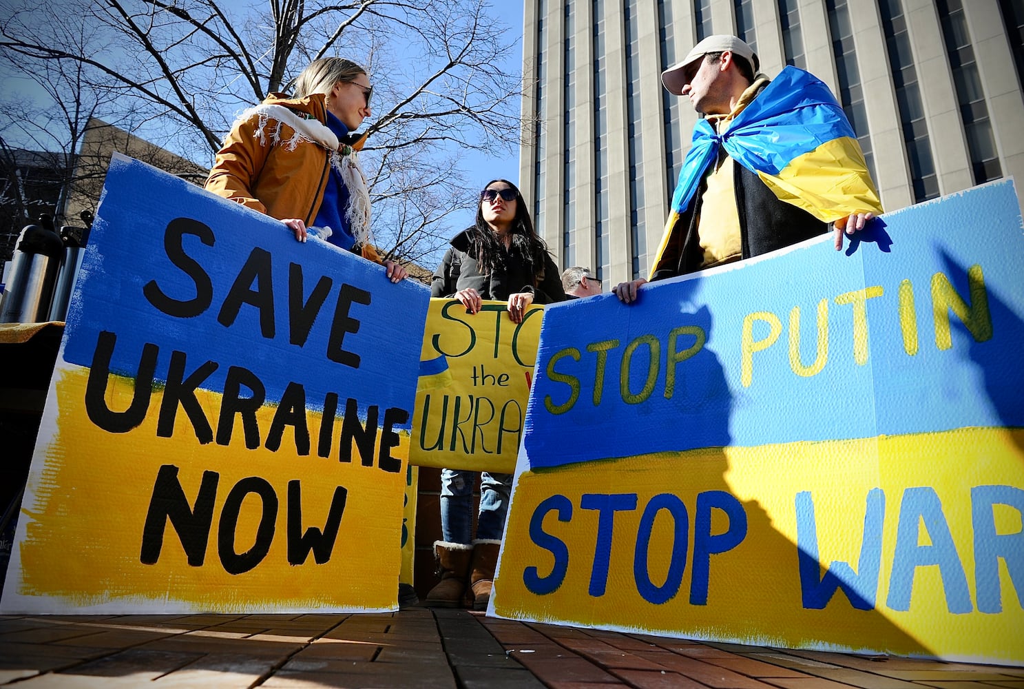 Dayton Ukraine protest