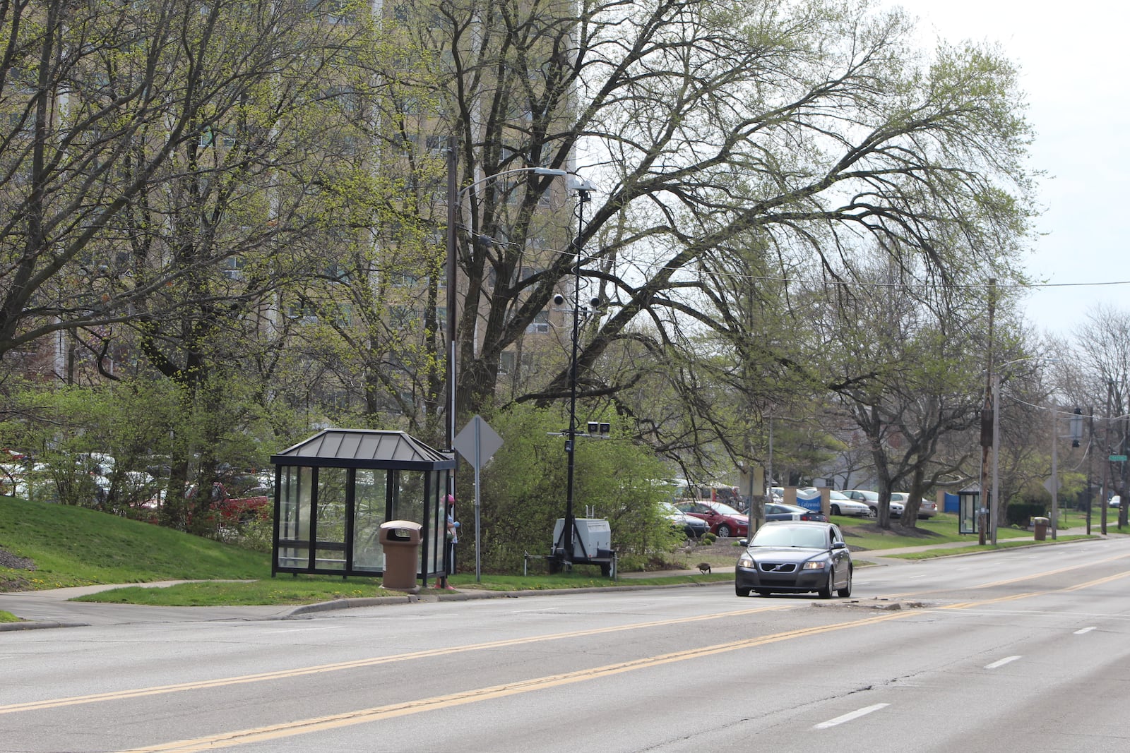 Dayton police have mobile speed trailers with automated traffic cameras at seven locations in the city. CORNELIUS FROLIK / STAFF