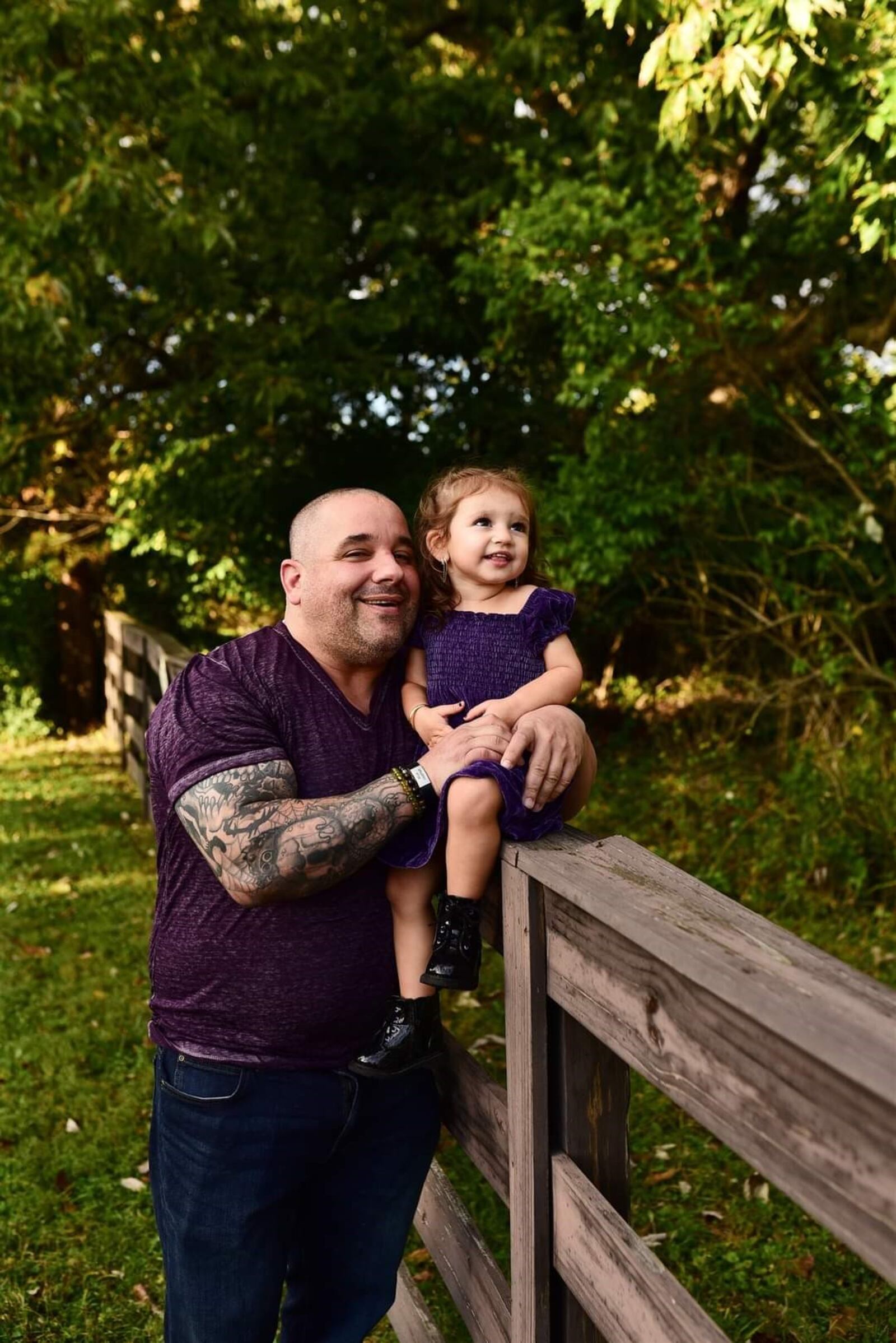 Jeremy Ganger with his daughter, Thea. CONTRIBUTED