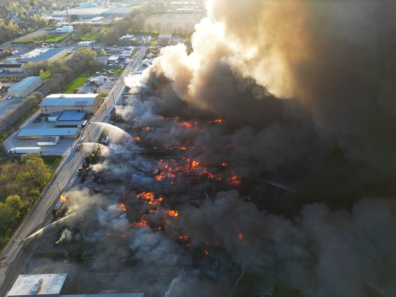 Richmond Indiana industrial fire