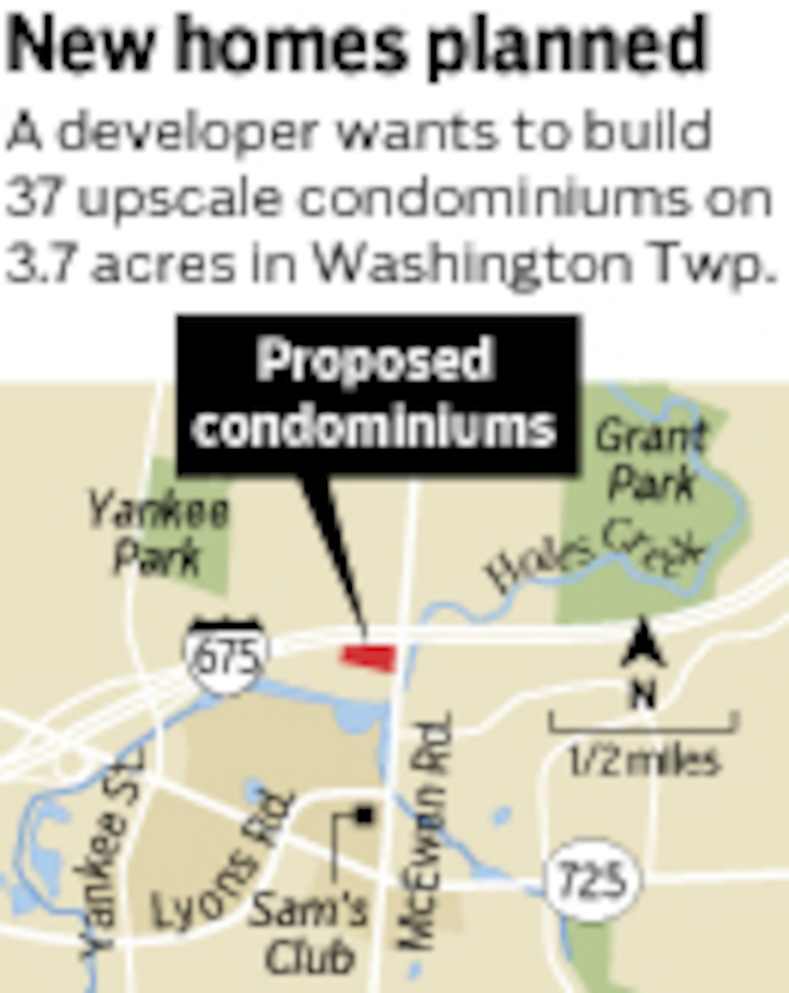 A plan for McEwen Townhomes is scheduled to go before the Washington Twp. Zoning Commission Tuesday night. STAFF