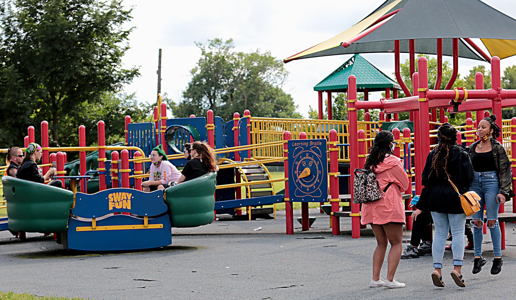 "Protestival" at McIntosh Park in Dayton