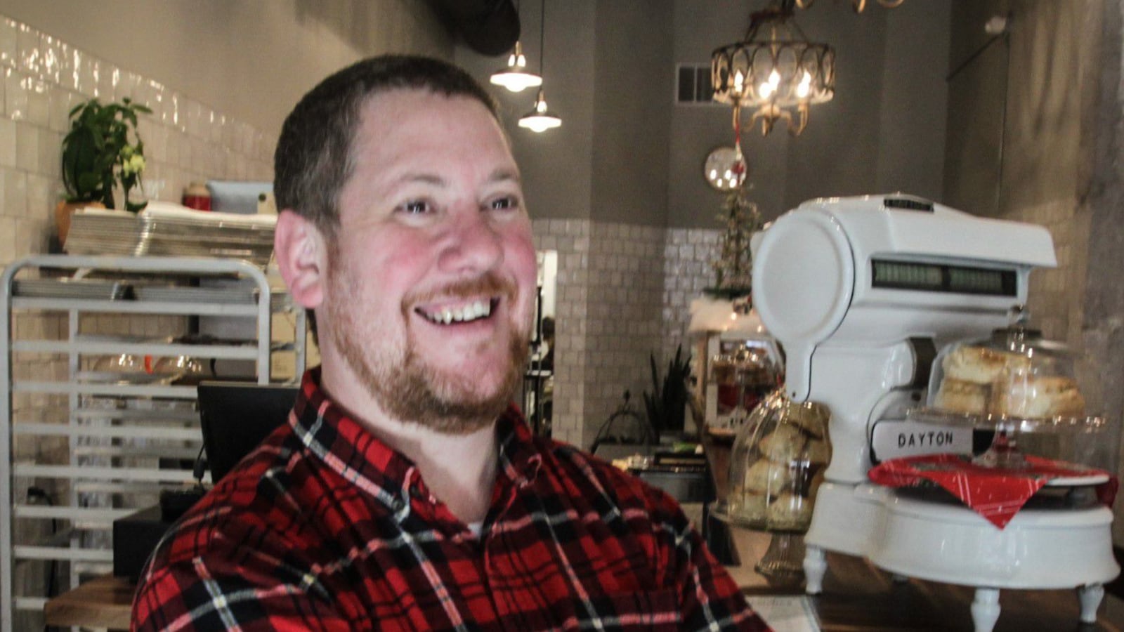 Justin Mohler is the owner of Salt Block Biscuit Company at 115 East Third St. in the Fireblock District.