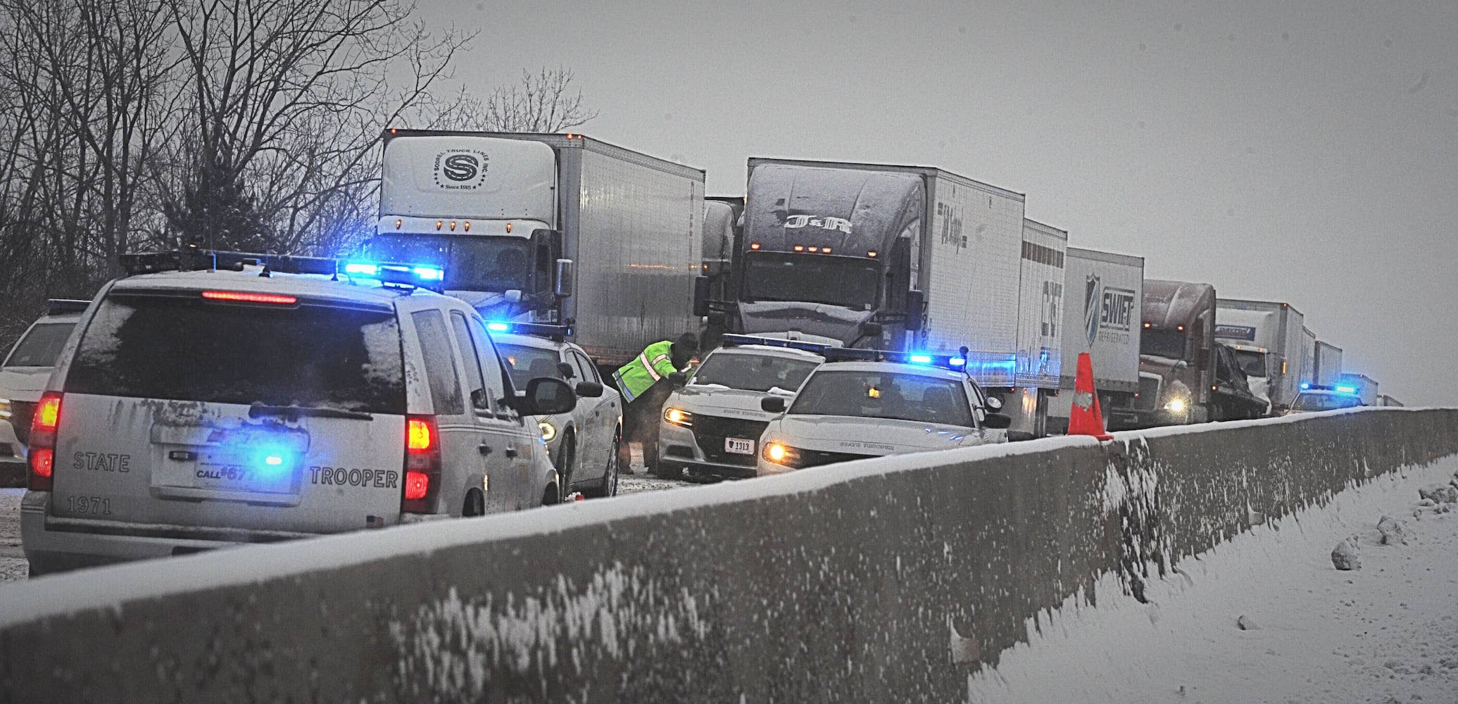 PHOTOS: Crashes on area highways after winter weather