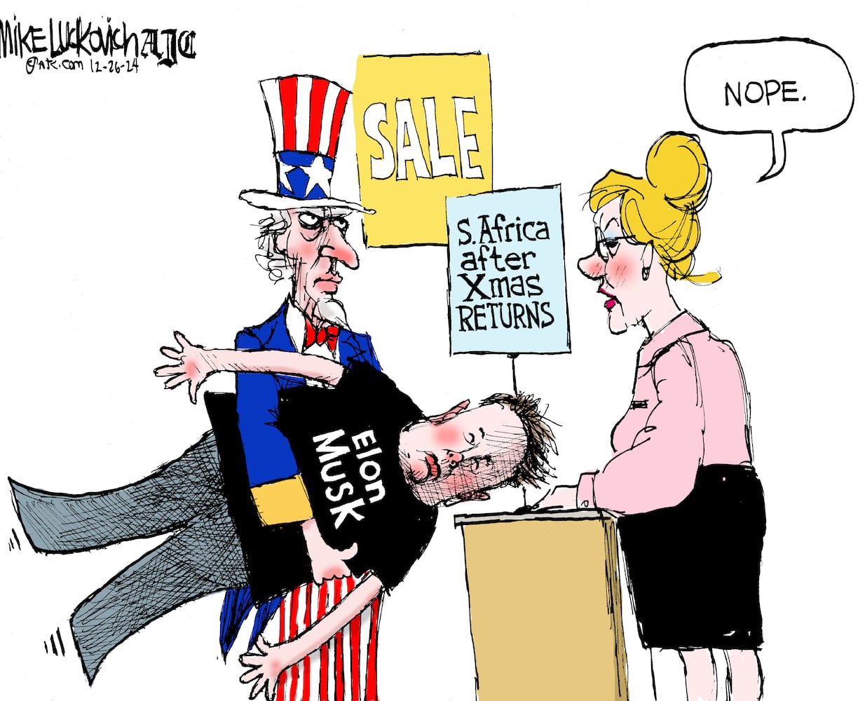 CARTOONS: Mike Luckovich, Dec. 28, 2024